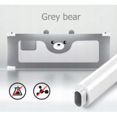 Захисний бар“єр, огорожа, бортик для ліжка Bear 160 см сірий
