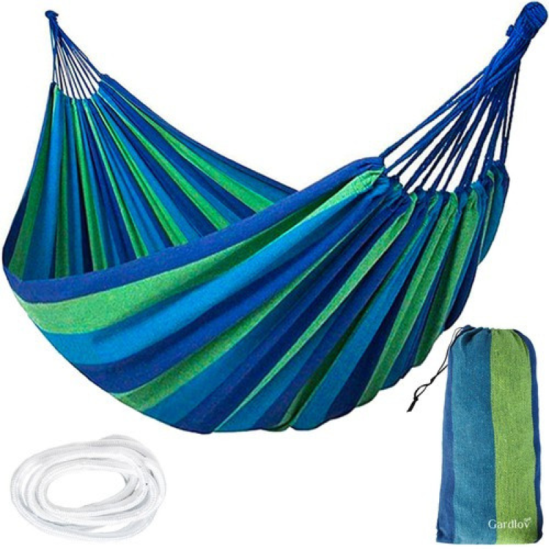 Гамак садовий двомісний XXL 240x150см Gardlov Польща 150 кг