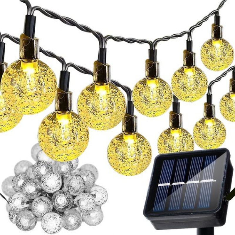 СВІТЛОВА ГІРЛЯНДА Solar Garden Садові світильники для саду 50 світлодіодів 7м