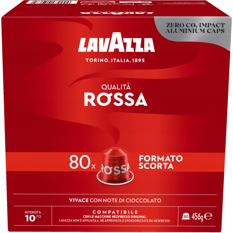 Кава в капсулах Lavazza Qualita Rossa Nespresso 80 капсул