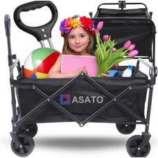 Складаний транспортний візок на пляжі / в саду Asato 93л 300кг