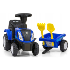 Дитячий трактор толокар MILLY MALLY New Holland T7 синій