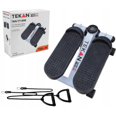Тренажер Степпер з еспандером та Led монітором TEKAN FITNESS PRO
