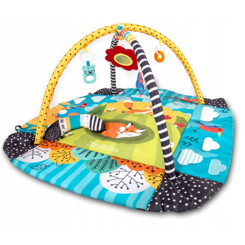 Килимок інтерактивний розвивальний 110 х 100 см Ricokids Lisek 7317