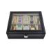 Органайзер для годинників, браслетів чи прикрас на 10 відділень чорний Польща