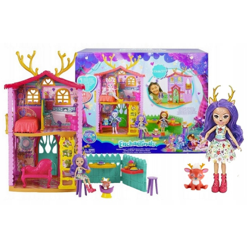Ігровий набір Enchantimals Little Deer House Лісова хатинка оленихи Денісл Оригінал