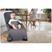 Колиска-гойдалка дитячий шезлонг з іграшками Nukido Baby Bouncer NK-52 сірий