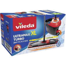 Набір для прибирання Vileda Ultramat Turbo XL  (швабра і відро з віджимом) Оригинал