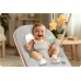 Колиска-гойдалка дитячий шезлонг з іграшками Nukido Baby Bouncer NK-53 сірий