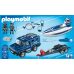 Блоковий конструктор Playmobil City Action (5187) Поліцейський джип з моторним човном оригінал