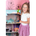 Великий дерев“яний ляльковий будиночок Ricokids RK-878 70 см Польща