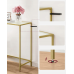 Консольний столик, консоль для вітальні VASAGLE GLAMOUR 100x80x35 Gold