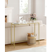 Консольний столик, консоль для вітальні VASAGLE GLAMOUR 100x80x35 Gold