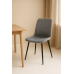 М’ягке крісло для вітальні  Kontrast Velvet Nova Gray