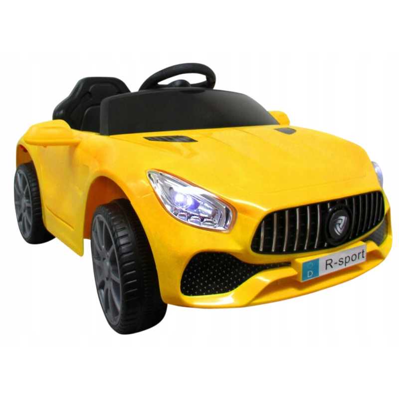 Спортивний дитячий автомобіль R-SPORT Cabrio кабріолет акумуляторний жовтий