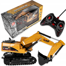 Екскаватор на дистанційному керуванні Click4toys жовтий