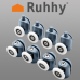 Ролики для душової кабіни – 8 шт. Ruhhy 3305