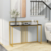 Консольний столик, консоль для вітальні Costway 120x89x32 Gold