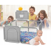 Манеж дитячий NICEKIDS 126 × 62 см сірий