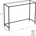 Консольний столик, консоль для вітальні VASAGLE GLAMOUR 100x80x35 Black
