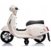 Дитячий електричний скутер Bobo-San Vespa H1 аккумуляторный з світловими та звуковими ефектами білий