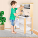 Дерев“яна кухня для дітей Kinderplay інтерактивна витяжка, аксесуари