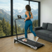 Домашня електрична бігова доріжка з регулюванням кута нахилу HALO-FIT Vela 1-10 км/ч 100кг 7%