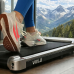 Домашня електрична бігова доріжка з регулюванням кута нахилу HALO-FIT Vela 1-10 км/ч 100кг 7%