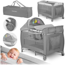 Манеж Ricokids RK-242 сірий 125 х 65 х 78 см Транспортна сумка в комплекті!