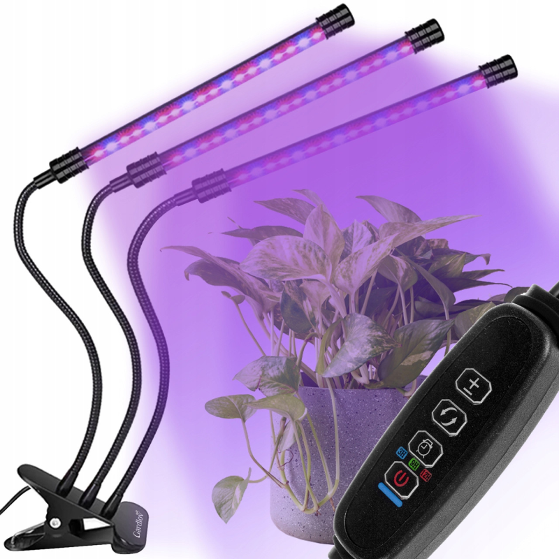 Водостійка світлодіодна лампа для вирощування рослин 20 LED 3 шт Gardlov